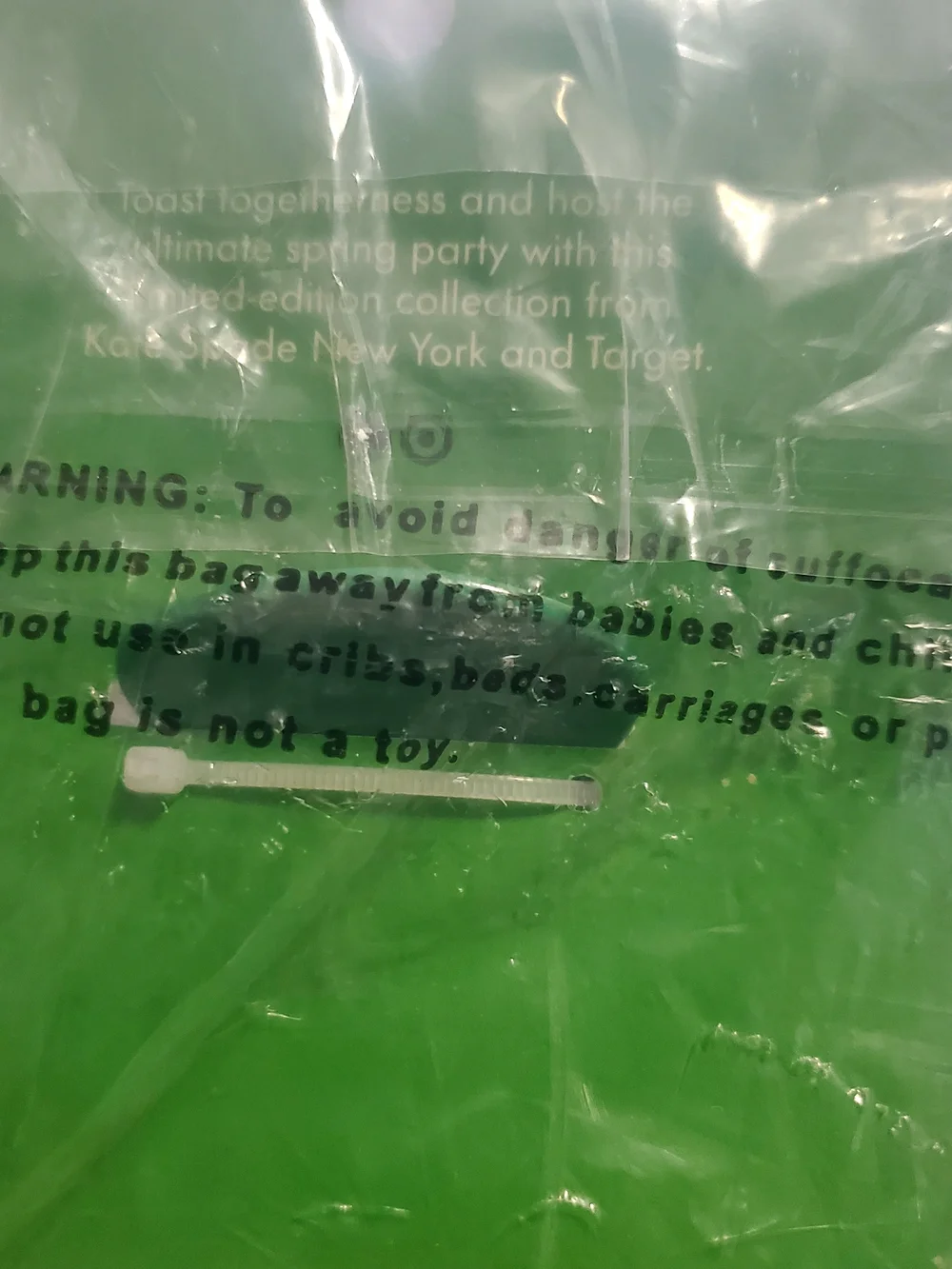 kate spade green enamel spade hair claw